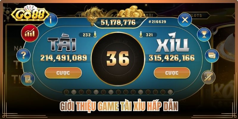 Giới thiệu game tài xỉu hấp dẫn
