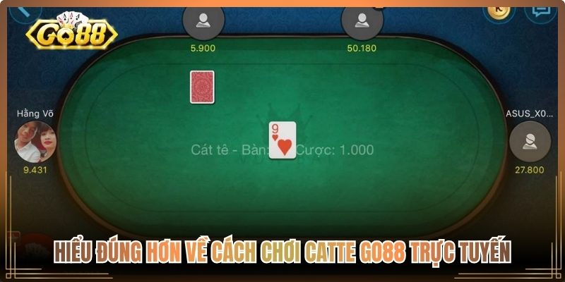 Hiểu đúng hơn về cách chơi Catte go88 trực tuyến
